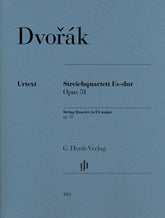 Dvorak, Antonin - String Quartet in Eb major - Edited by Jost - G. Henle Verlag