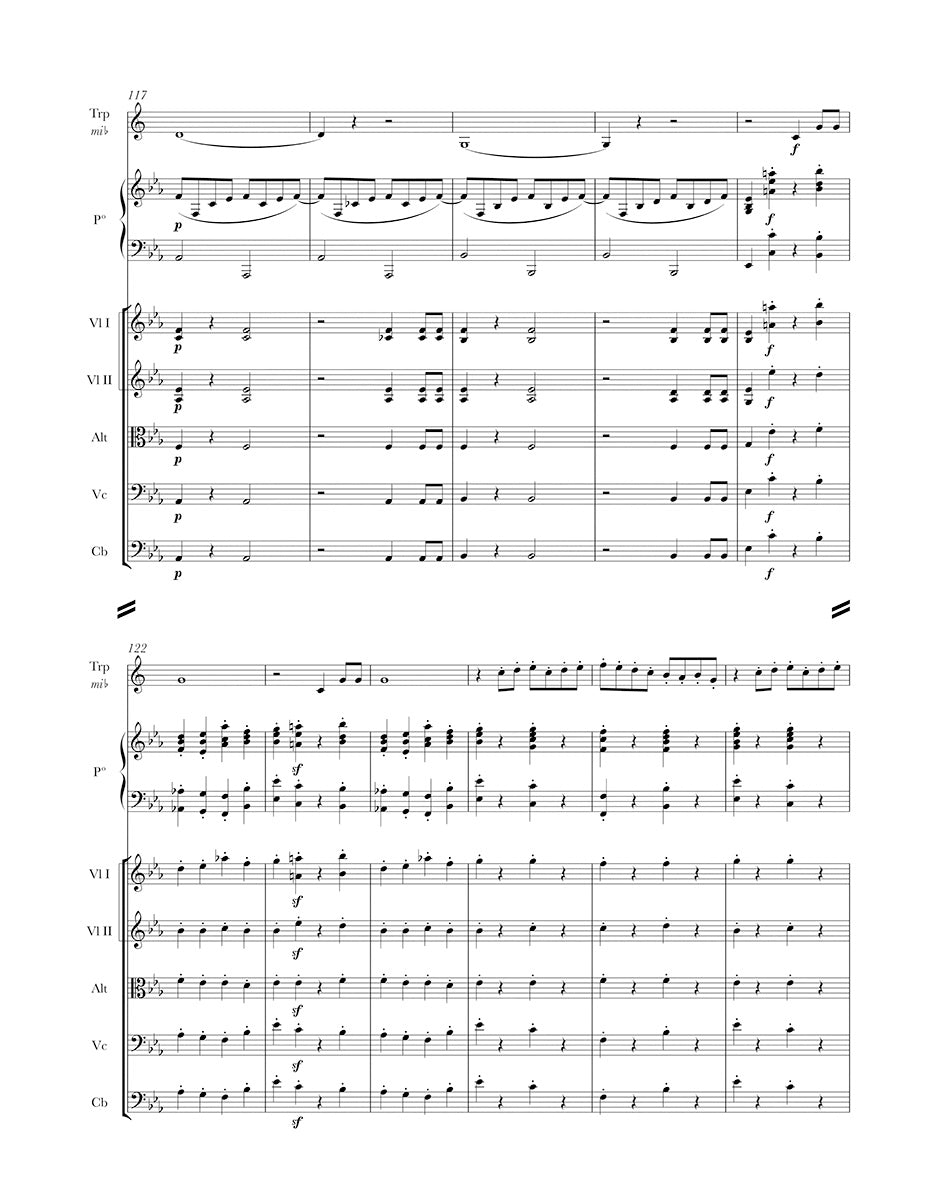 Saint-Saëns, Camille - Septuor for Trumpet, Piano, Two Violins, Viola, Cello and Double Bass in E-flat Major, Op. 65 - Score - edited by Ratner - Barenreiter Urtext