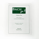 Davids - Bach for 2 Edited Violin 2 Volume 1