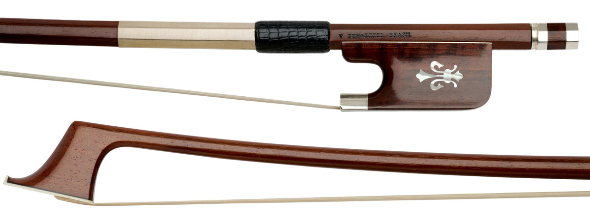 Arcos Brasil Ipe Cello Bow, Snakewood & Silver