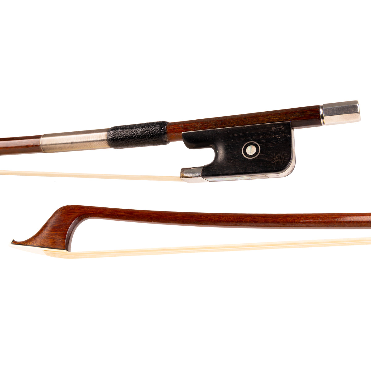 Richard Grünke Cello Bow, Bubenreuth, Ebony/Silver