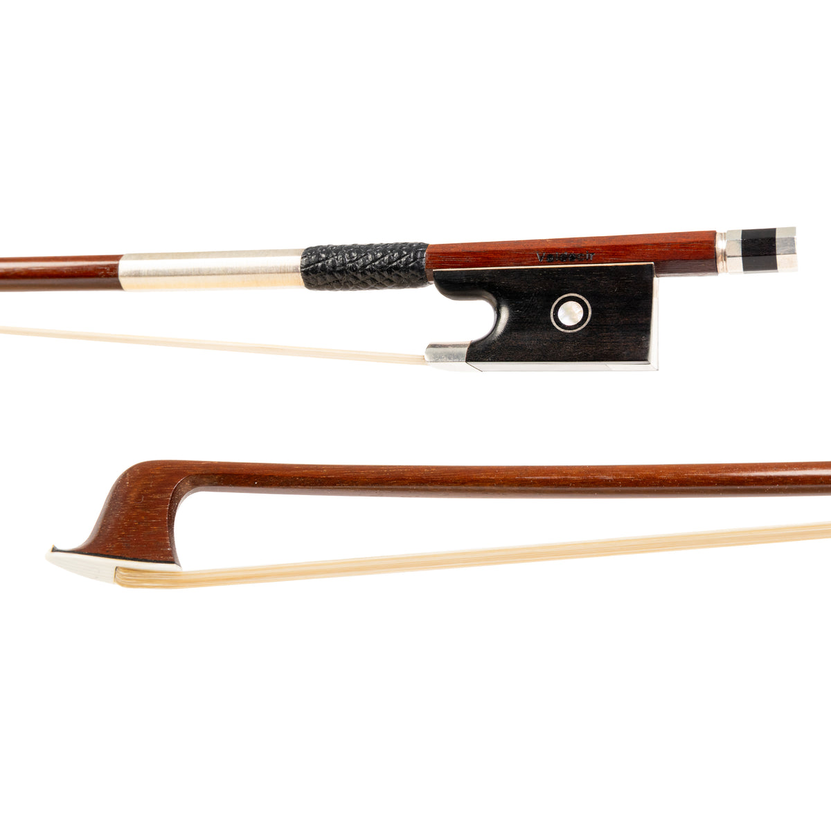 Valdecir Ribeiro Ipe Silver-Mounted Violin Bow