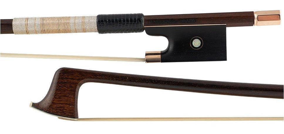 Frank Modenese "Sartory" Ipe Violin Bow, Ebony/Gold