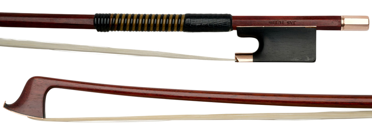 James Tubbs Replica Violin Bow, Ebony/Gold