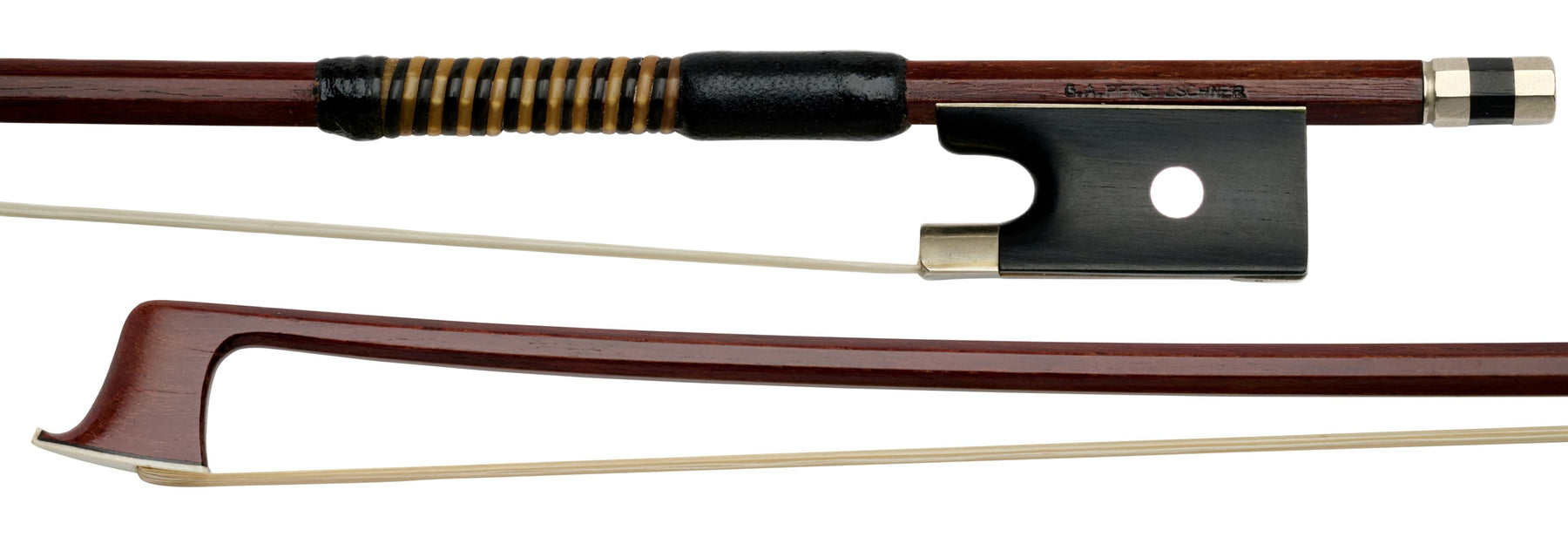 G.A. Pfretzschner Violin Bow, Markneukirchen, Ebony/Nickel