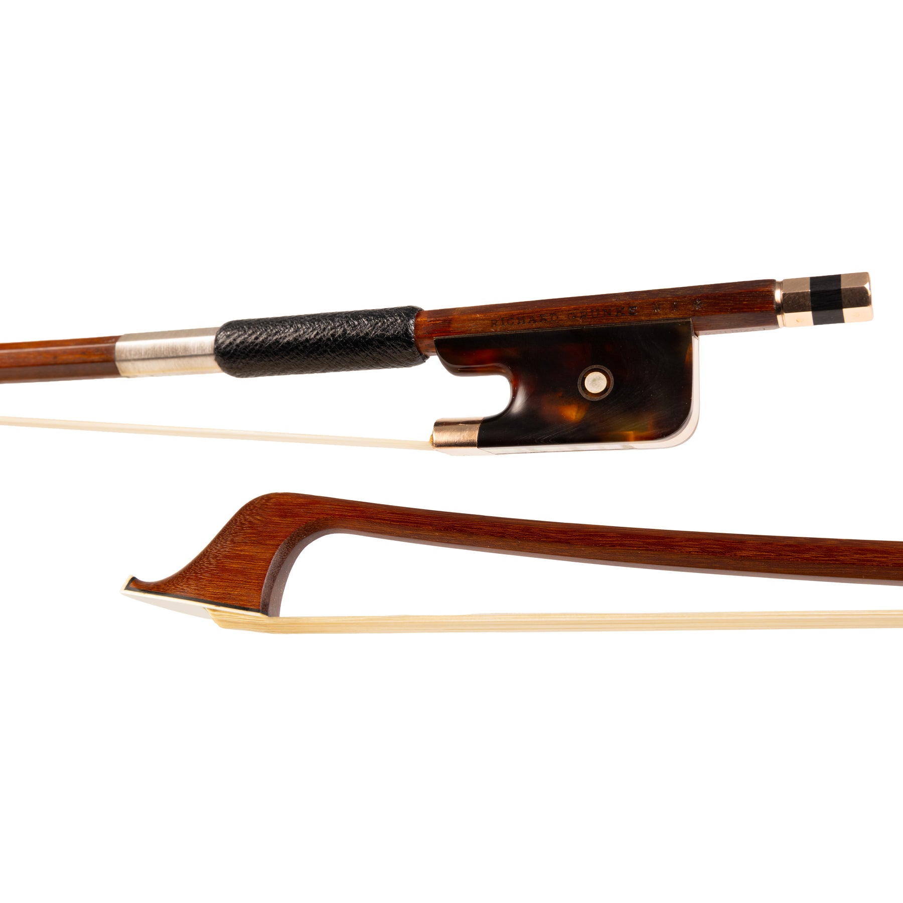 Richard Grünke Cello Bow, Tortoiseshell/Gold