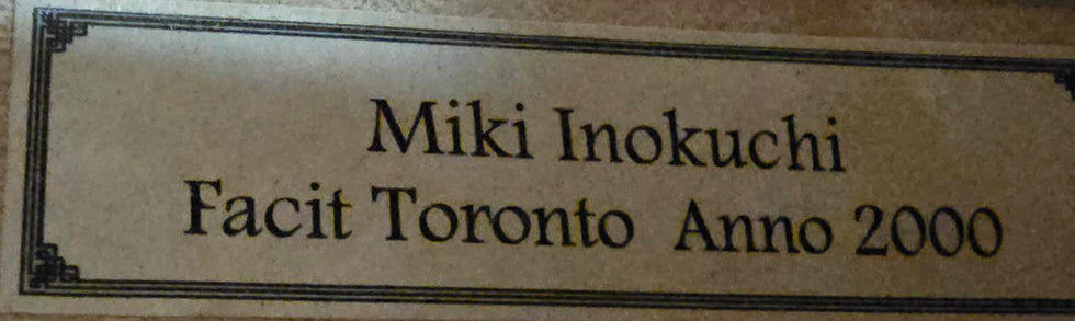 Miki Inokuchi Violin, Toronto, 2000