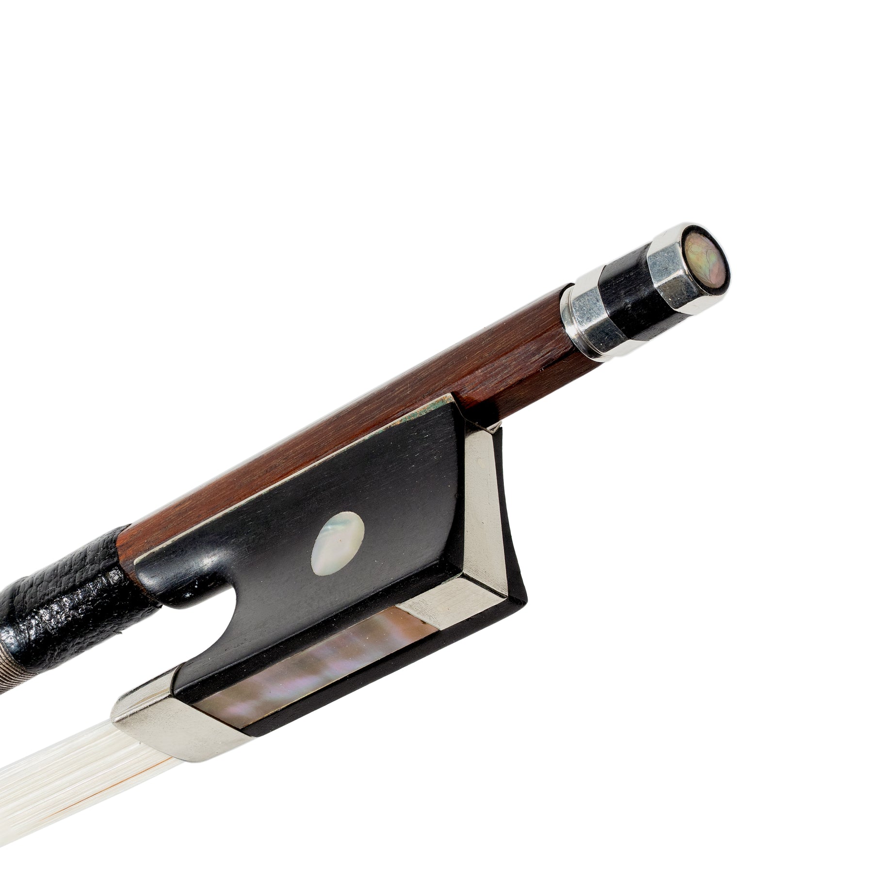 Franz Albert Nürnberger Sr. Violin Bow, Markneukirchen, Mid-19th Century w/ Certificate