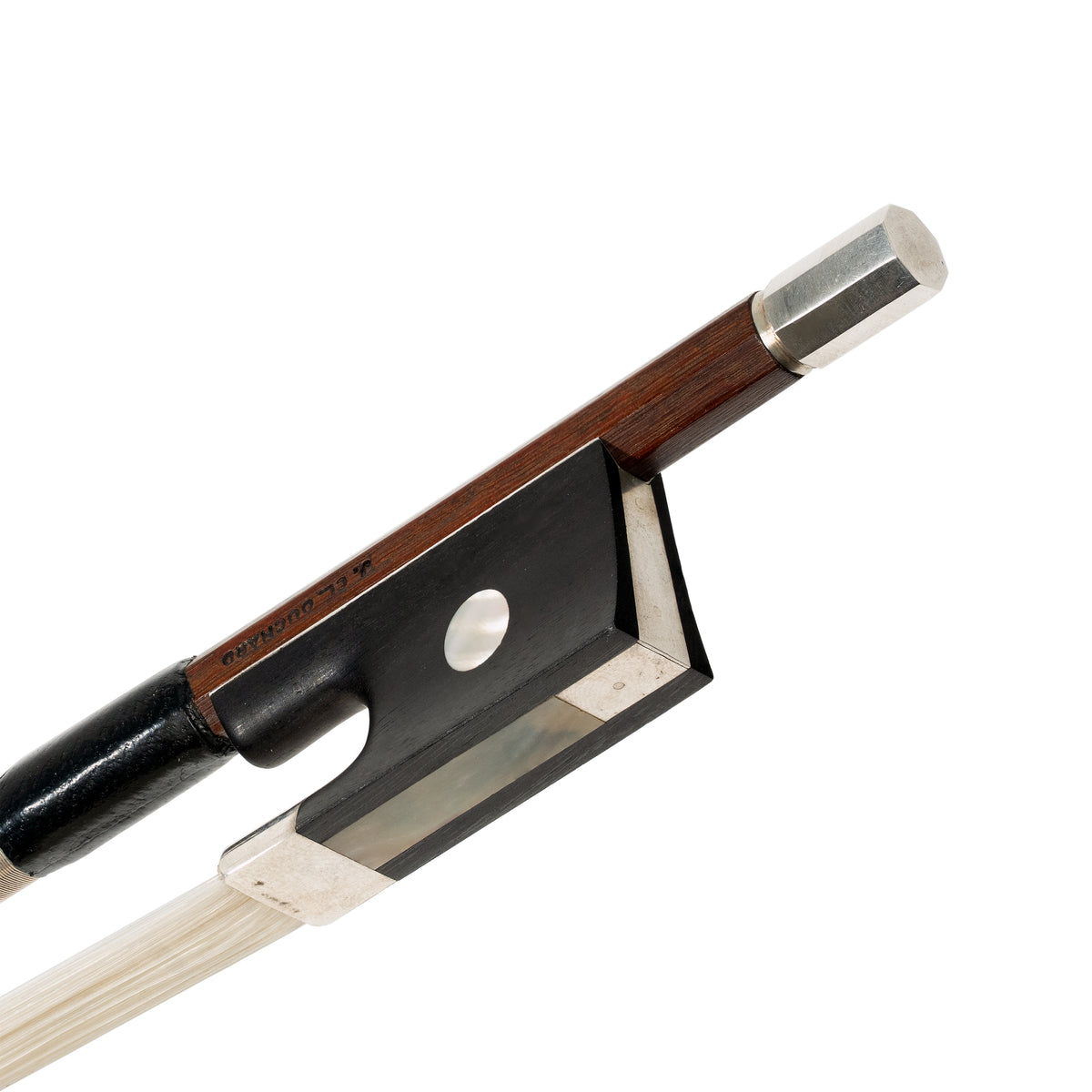 Jean-Claude Ouchard Violin Bow, Mirecourt, c.1990 w/ Certificate