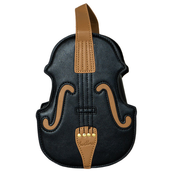 Unique violin purse bag  with brooch for musicians Amazon.com: Oweisong Women Music Tote Bag Violin Purse  main image 3