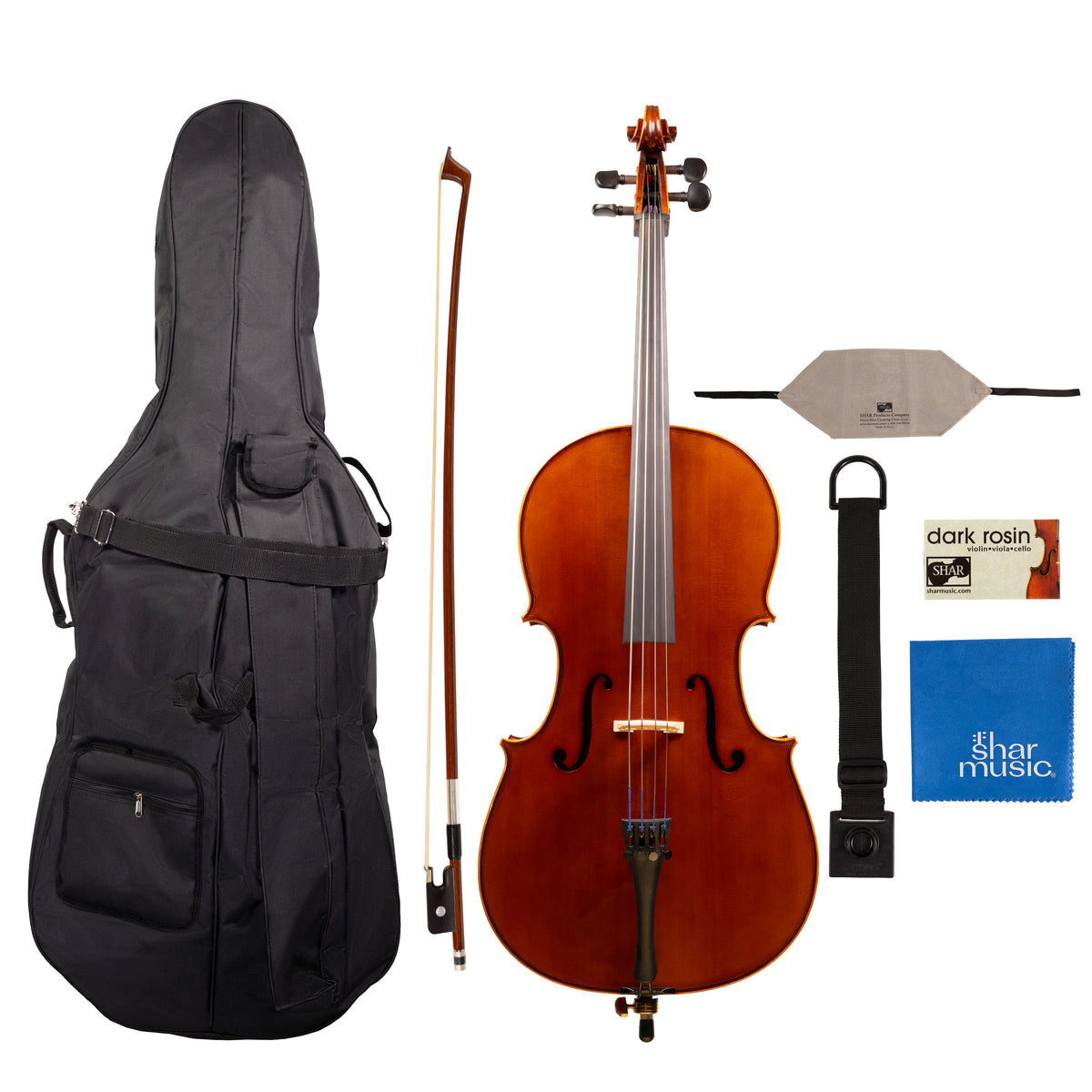 Franz Hoffmann® Prelude Carved Cello Outfit