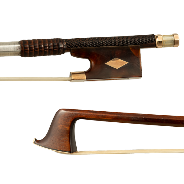 W.E. Hill & Sons Violin Bow, Gold & Tortoiseshell - Shar Music W.E. Hill & Sons Violin Bow, Gold & Tortoiseshell - Shar Music