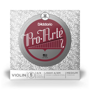 Pro-Arte Violin Single E String, 4/4 Scale, Medium Tension