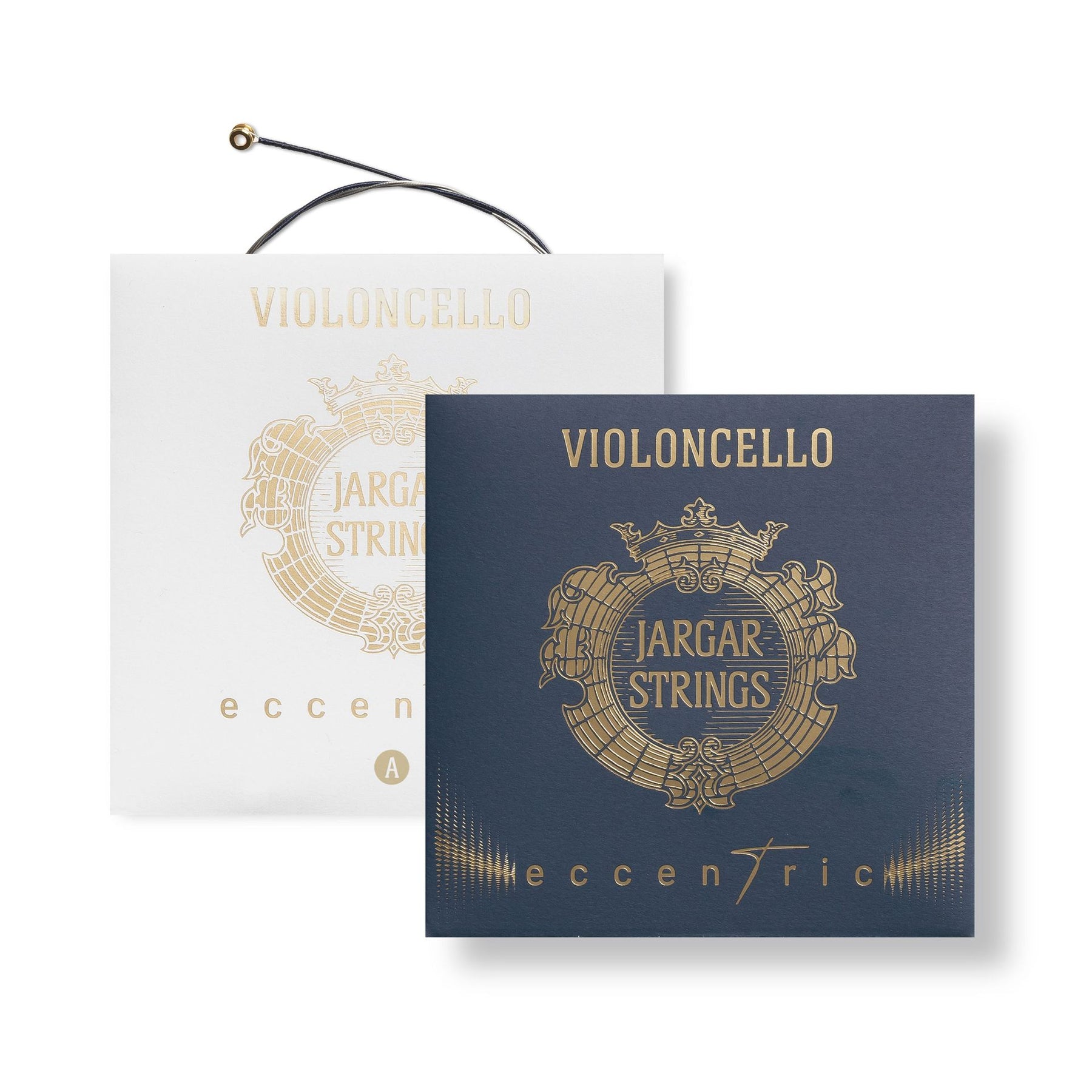 Jargar Eccentric Cello String Set - 4/4 Size - Medium Gauge