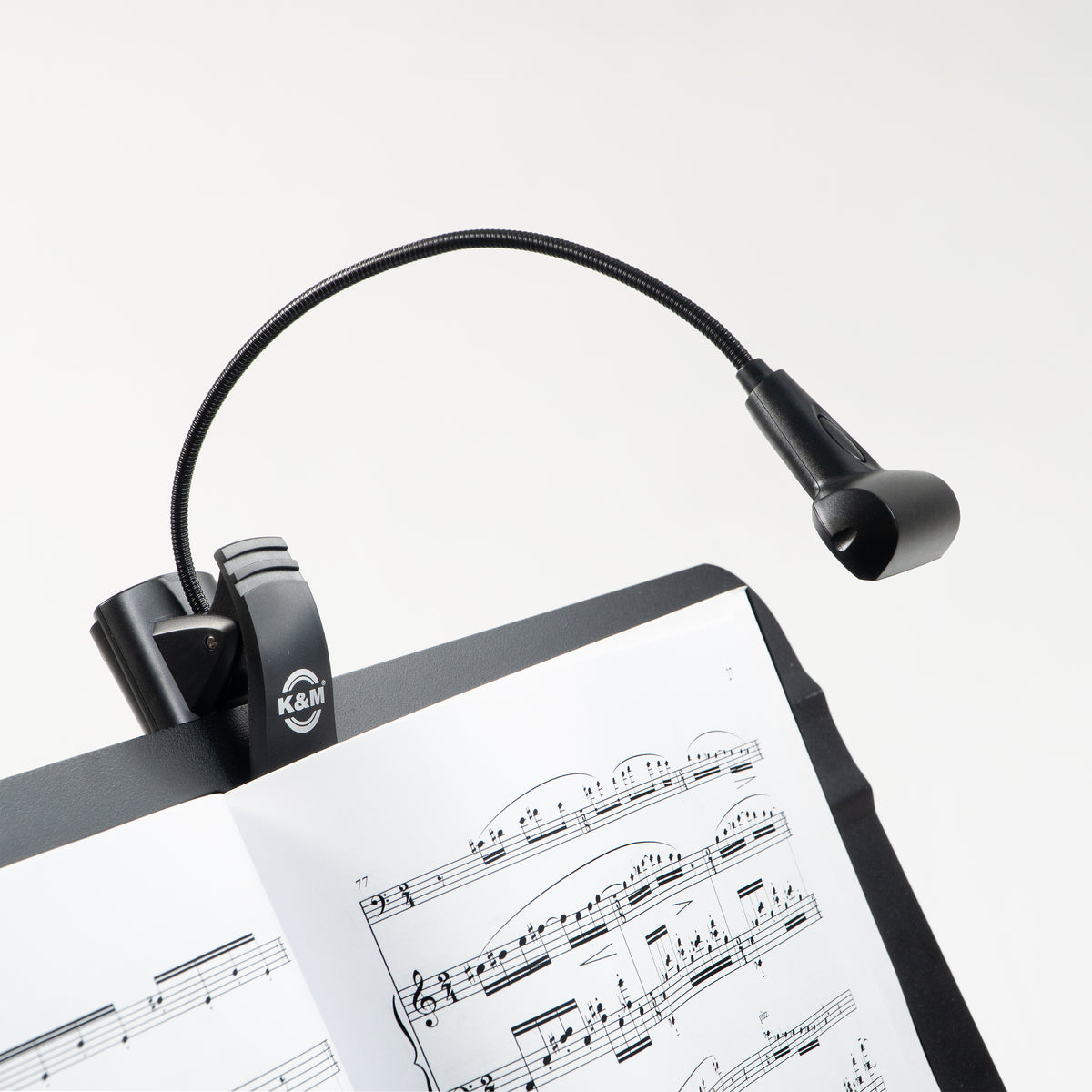 K&M T-Model 4-LED FlexLight for Music Stands - Black