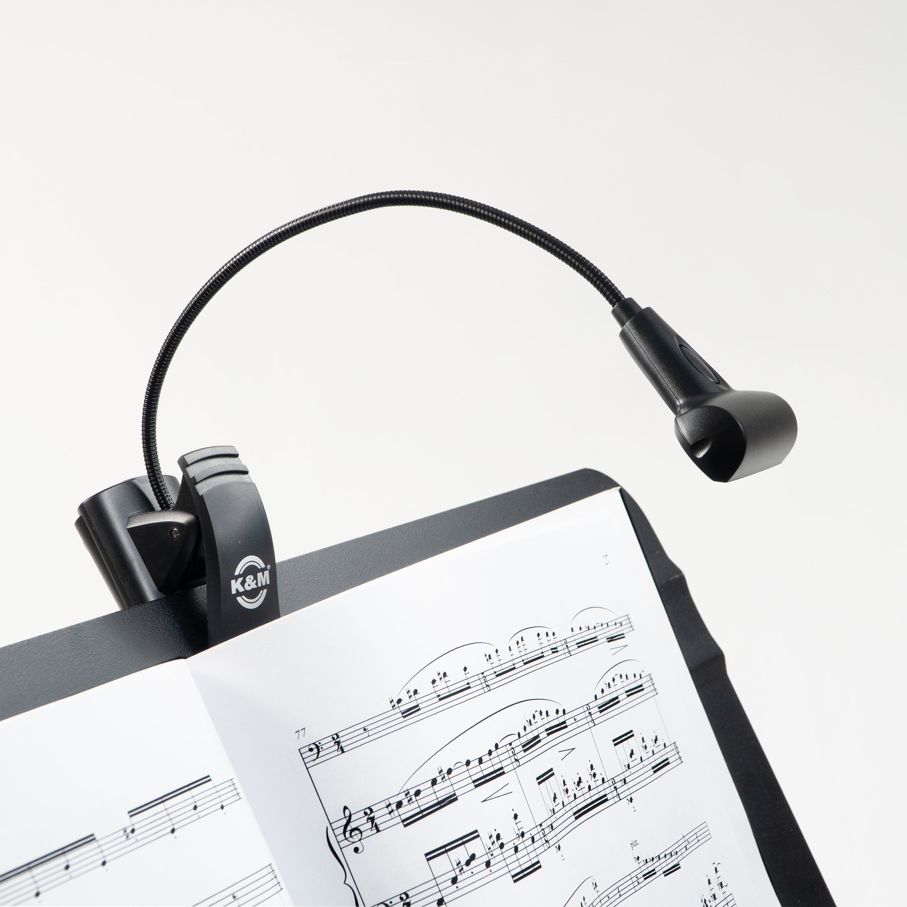 K&M T-Model 4-LED FlexLight for Music Stands - Black