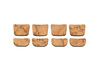 Pirastro KorfketSpring Chinrest Cork Pad Set - 4-Pack