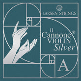 Larsen Il Cannone Silver Violin A-String - 4/4 Size - Medium Gauge