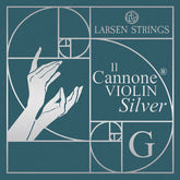 Larsen Il Cannone Silver Violin G-String - 4/4 Size - Medium Gauge