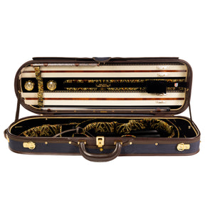 Musafia Enigma Violin Case Black Interior, Open Full Case