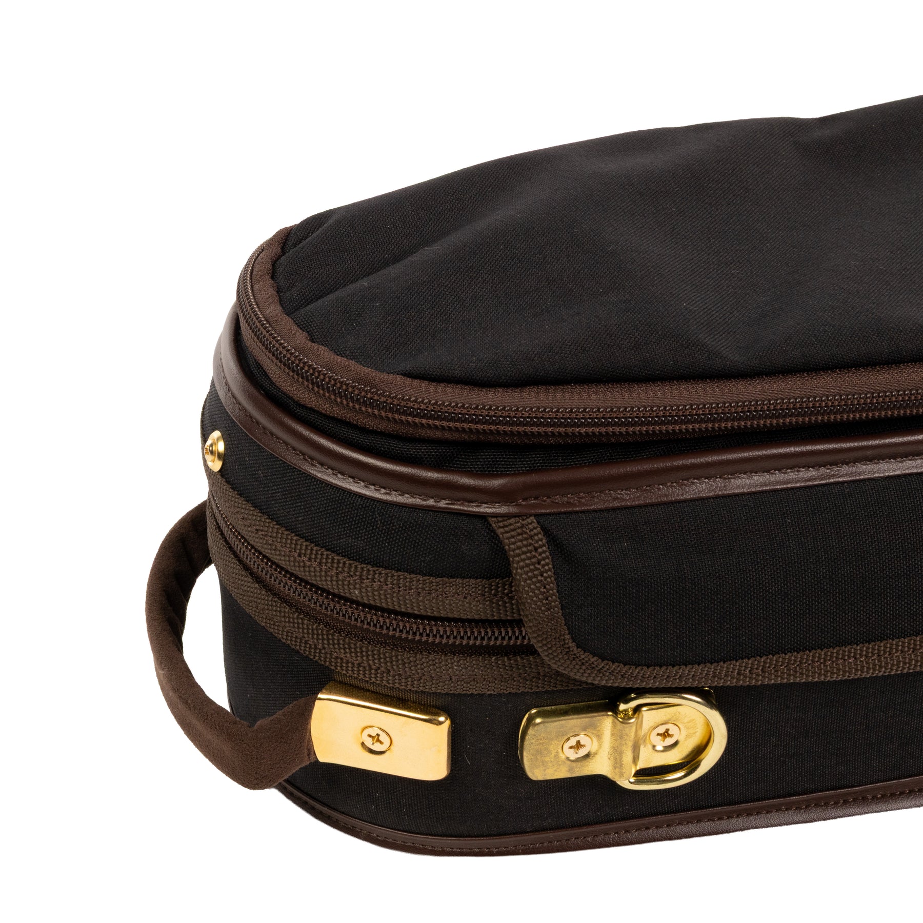 Musafia Master Series Exclusive Dart Violin Case Black Exterior, Subway Handle
