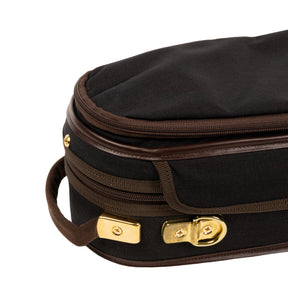 Musafia Master Series Exclusive Dart Violin Case Black Exterior, Subway Handle