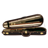 Musafia Master Series Exclusive Dart Violin Case Green Interior, Open Full Case