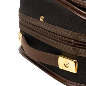 Musafia Master Series Aureum Violin Case Black Exterior, Subway Handle