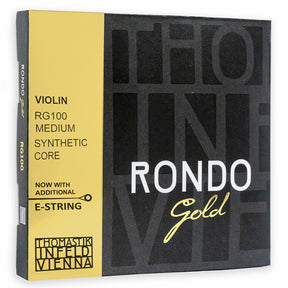 Thomastik-Infeld Rondo Gold Violin String Set - 4/4 Size - Medium Gaug