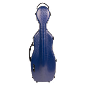 Super Light Compact lightweight Violin Case in Blue Weave Front