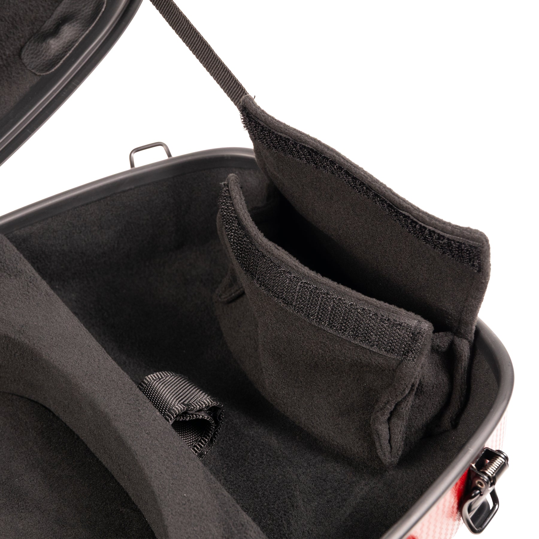 Super Light Compact lightweight Violin Case in Red Weave Interior Accessories Pouch and Shoulder Rest Strap