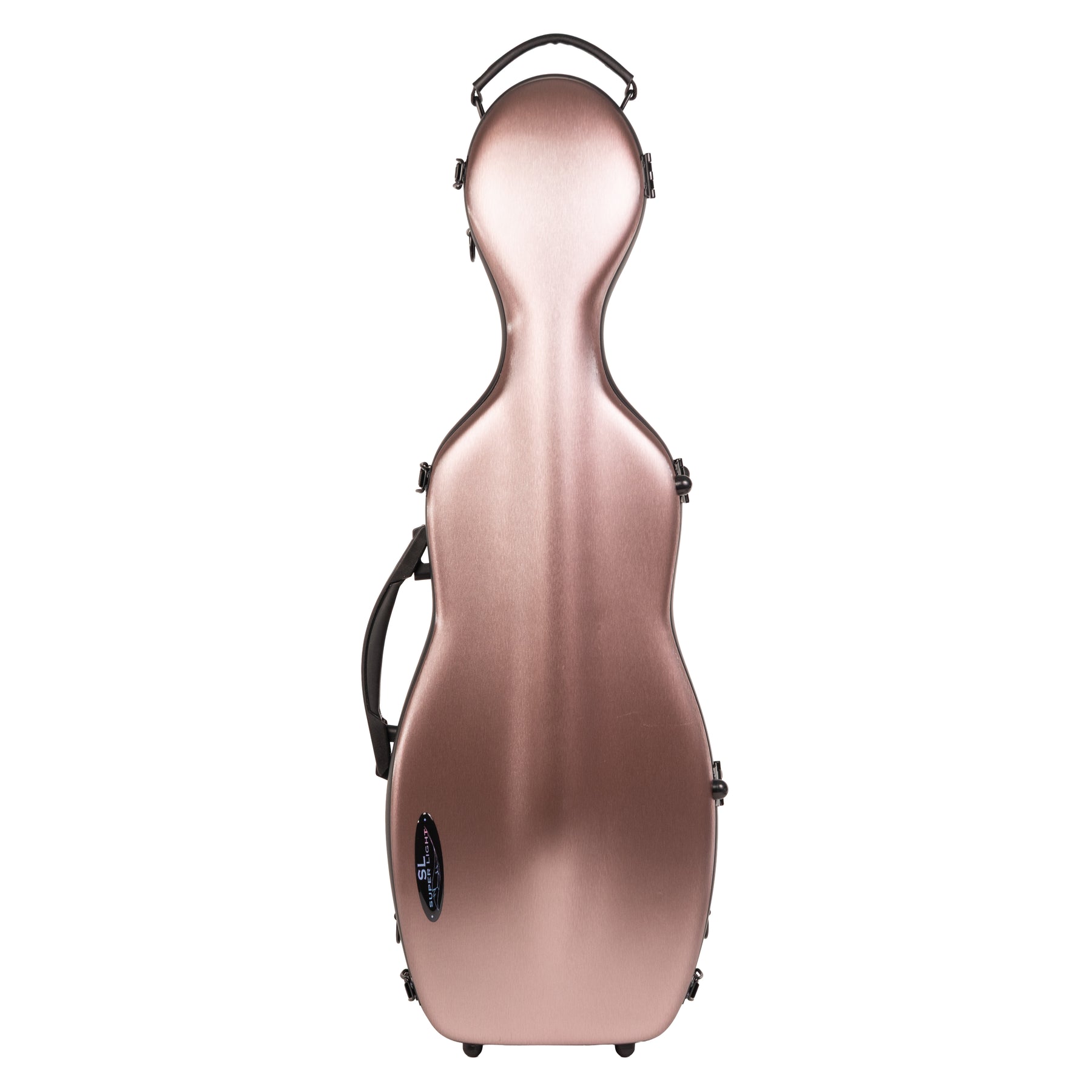 Super Light Compact lightweight Violin Case in Rose Gold Front