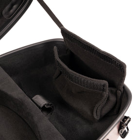 Super Light Compact lightweight Violin Case in Rose Gold Interior Accessories Pouch and Shoulder Rest Strap