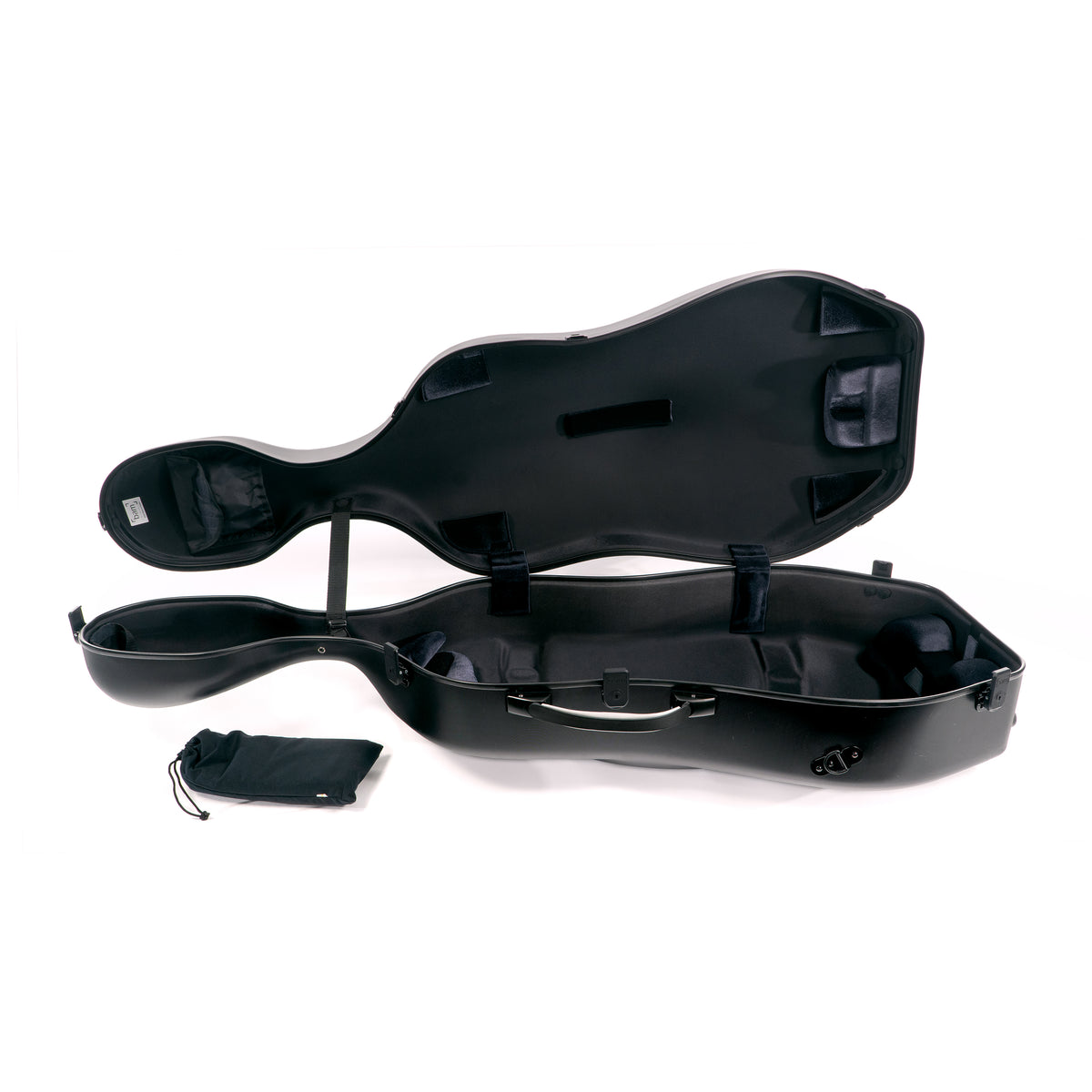 BAM Suprême Hightech Polycarbonate 2.9 Slim Cello Case in Black with Black Hardware