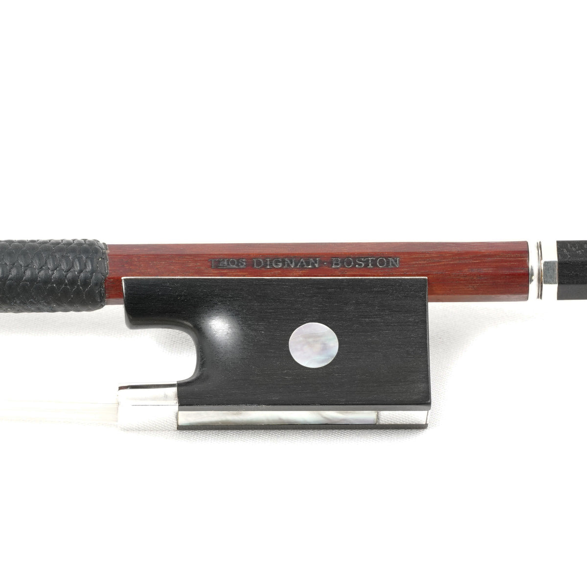 Thomas Dignan Violin Bow, Boston, c.2016, Ebony/Silver
