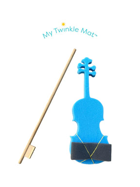 Twinkl'in Foam Violin and Wood Bow 1/10 Size