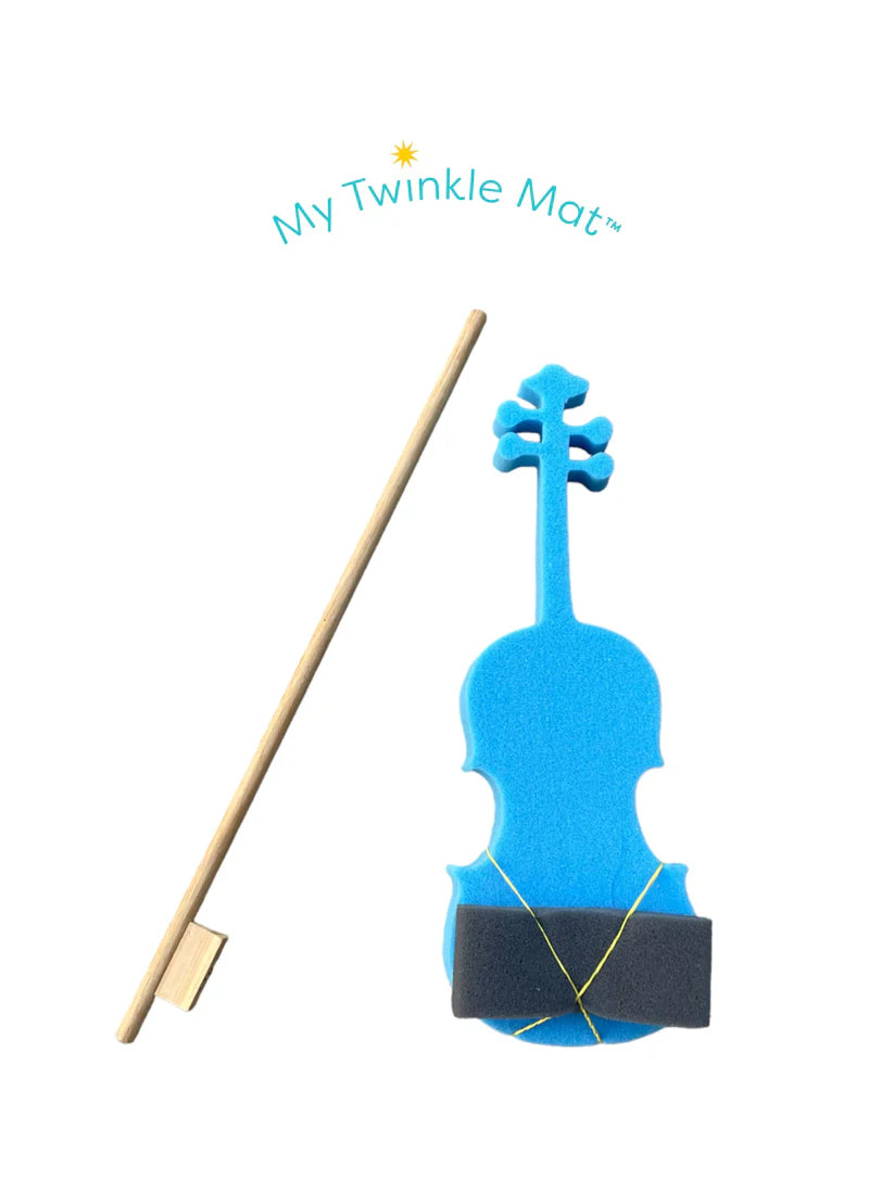 Twinkl'in Foam Violin and Wood Bow 1/8 Size