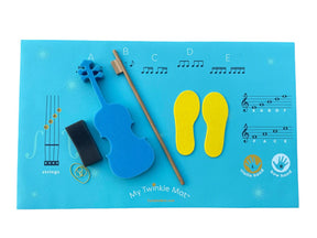 Twinkl'in Foam Violin and Wood Bow 1/8 Size