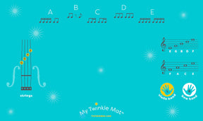 Twinkle Mat with Small Foot Stickers