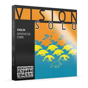 Thomastik Infeld Vision Solo Violin String Set - 4/4 Size - Medium Gauge
