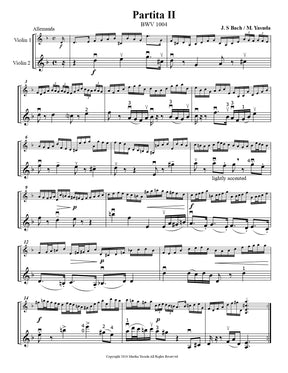 Yasuda, Martha - Out of the "Bachs", Selections from Unaccompanied Sonatas & Partitas for Two Violins - Digital Download