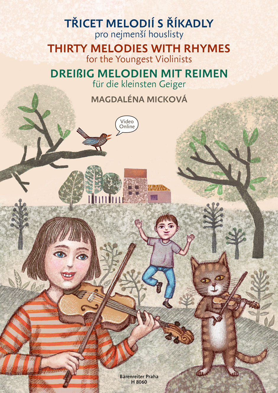 Thirty Melodies with Rhymes for the Youngest Violinists - Micková, Magdalena
