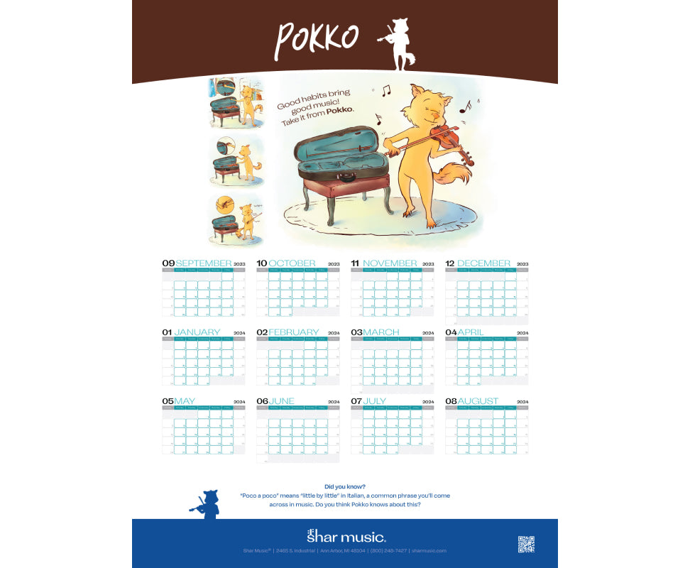 Pokko Calendar 2023