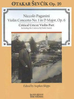 Sevcik, Otakar - Niccolo Paganini Violin Concerto No 1 in D Major Op 20 - Violin and Piano - Analytical Studies & Exercises - Edited by Stephen Shipps