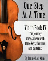 One Step At A Time - Jennie Lou Klim   Violin Bk 4