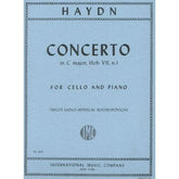 Haydn, Franz Joseph - Concerto in C Major, Hob VIIb:1 - Cello and Piano - edited by Miloš Sádlo and Mstislav Rostropovich - International Edition