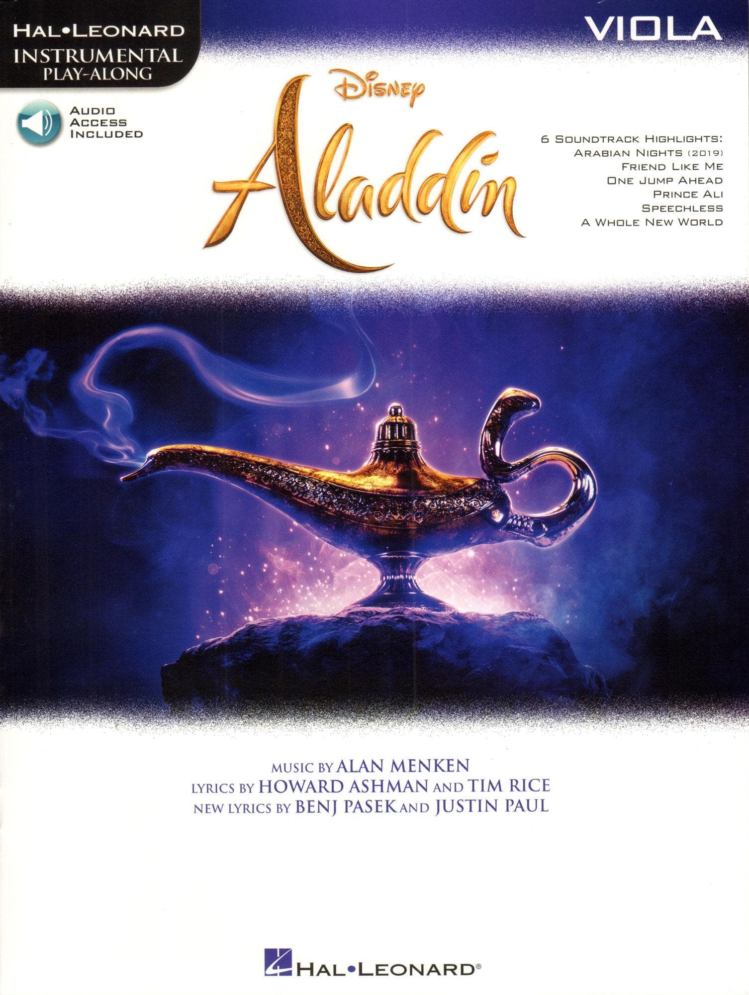 Disney's Aladdin - Instrumental Play-Along - for Viola with Online Audio - Hal Leonard