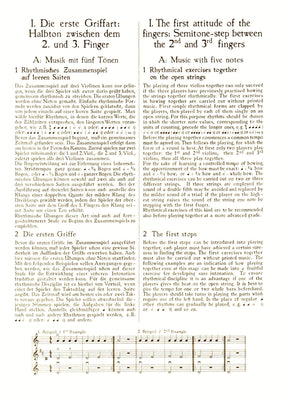 Doflein, Erich and Elma - The Doflein Method: Progressive Pieces for 3 Violins, Volume 1 - Performance Score - Schott Edition