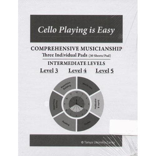 Cello Playing Is Easy: Part  3 Individual Pads Intermediate Levels