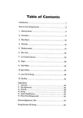 Gabriel, Edgar - String Groove: Ideas for Improvising - Viola - Book/CD set - Opus Music Publishers